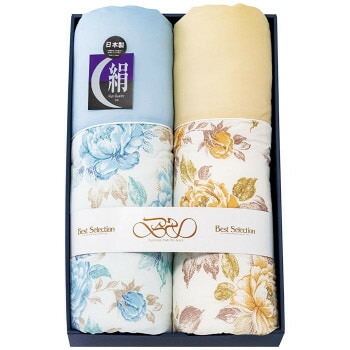 ベストセレクション シルク混肌布団2枚セット A1315 2909-052