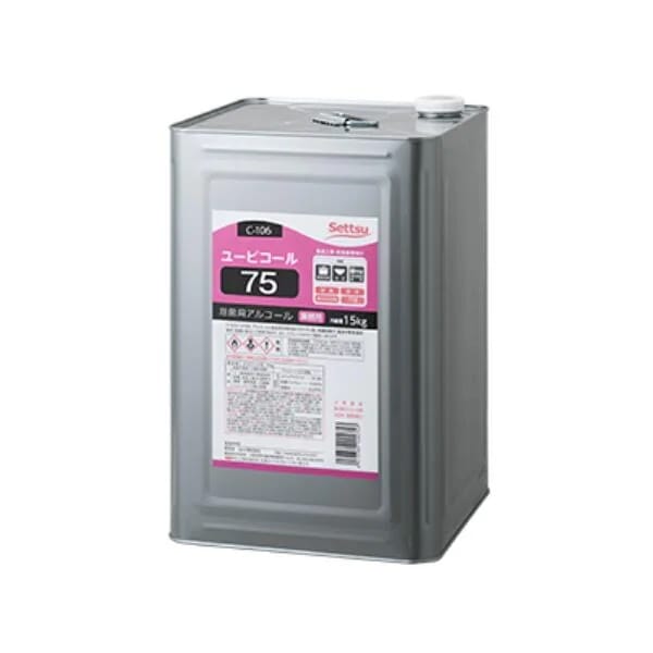 セッツ株式会社　アルコール製剤　ユービコール75　15kg