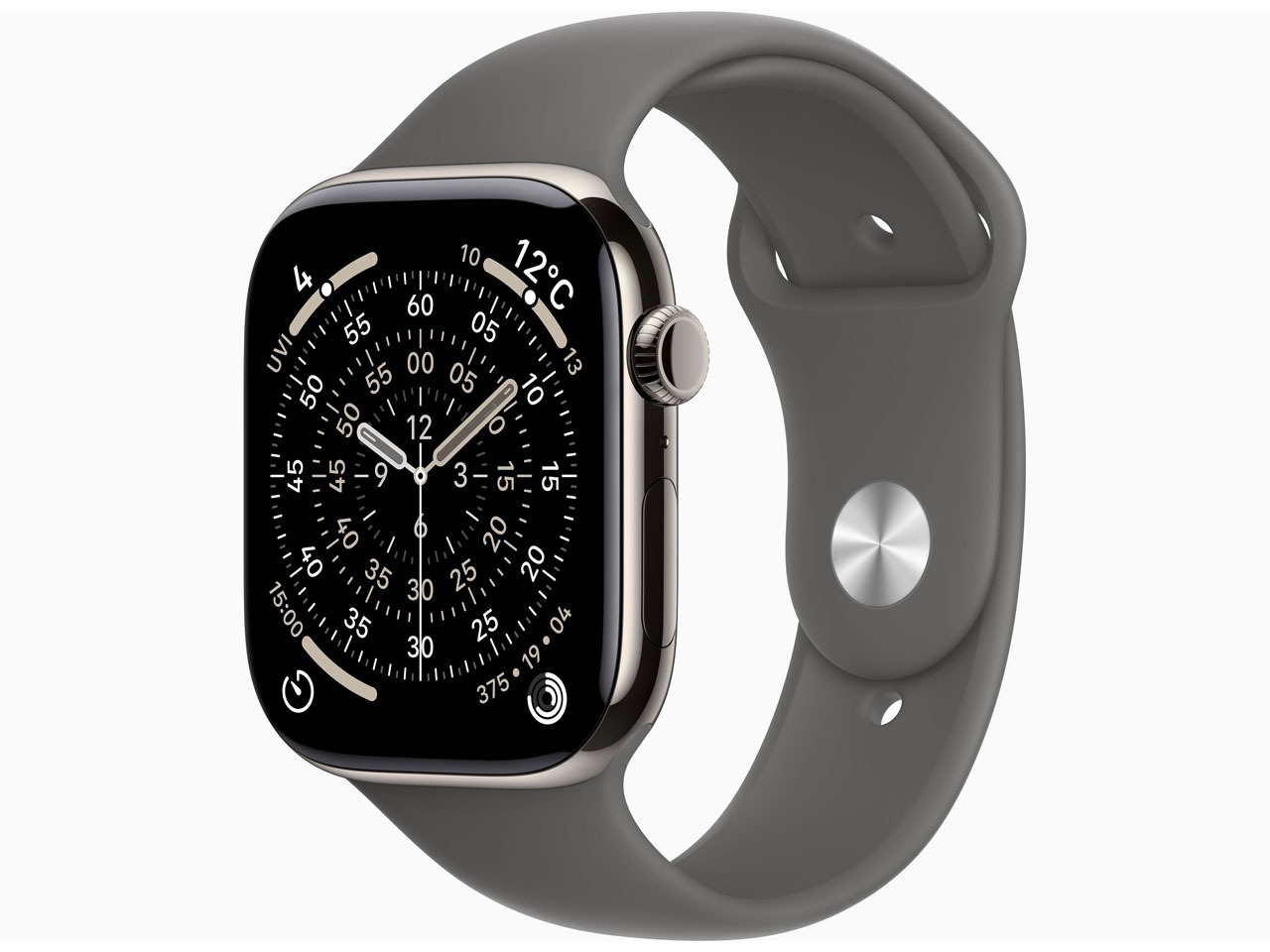 Apple Watch Series 11 GPS+Cellularモデル 46mm MFCX4J/A [ナチュラルチタニウムケース・ストーングレイスポーツバンド M/L]