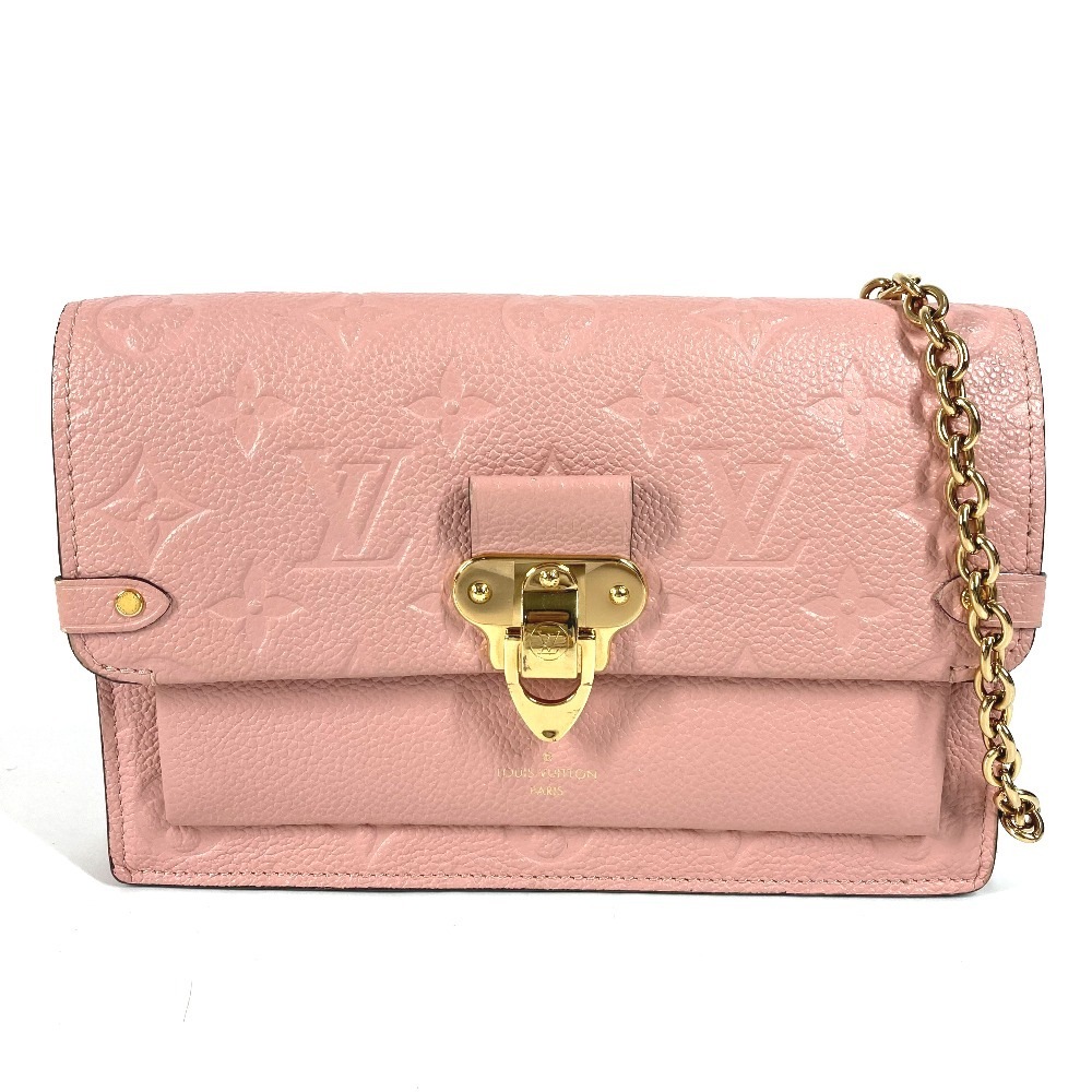 長財布 M67841 ポルトフォイユヴァヴァン モノグラムアンプラント チェーンウォレット クラッチバッグ ショルダーバッグ モノグラムアンプラントレザー ピンク