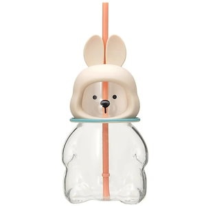 コールドカップ タンブラー グラスタンブラーベアリスタアストロラビット591ml 水筒 タンブラー ストロー 兎 ウサギ マイボトル ロゴ