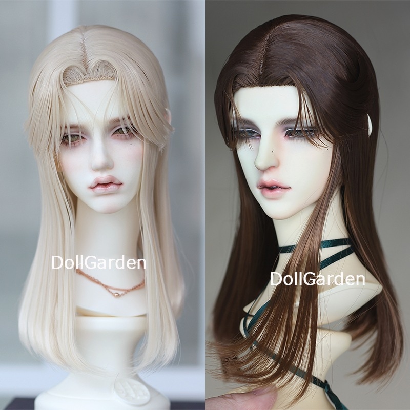 1/3 1/4 BJD ドール ウィッグ スタイルあり ロング MSD/小顔SD/SDサイズ球体関節人形用ウィッグ 手入れ