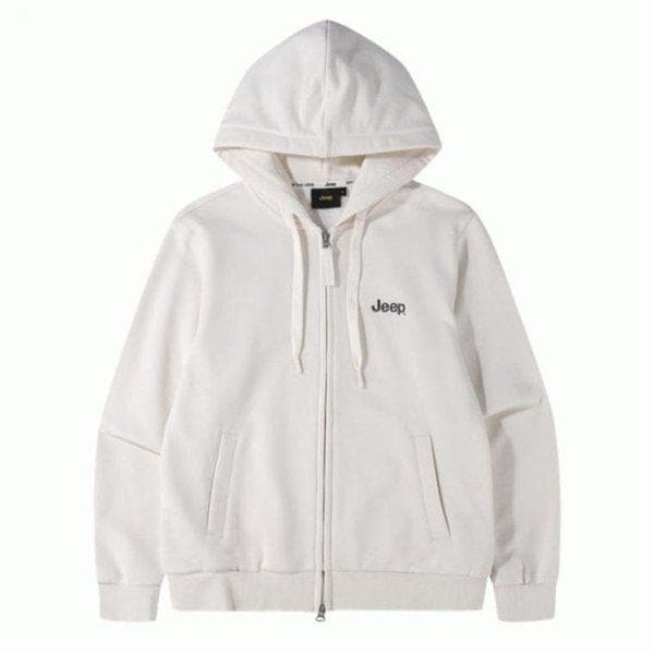 JEEP 男女共用 スモールロゴ クラシックフィット フード付きジップアップ__A JR1TZU002_
