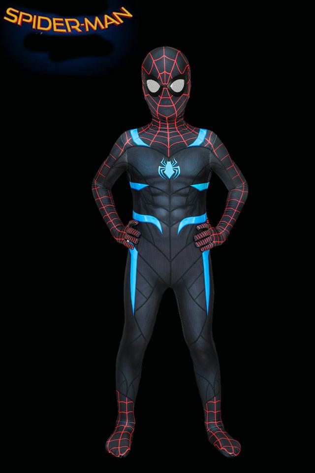 新タイプ追加 激安販売 スパイダーマン 全身タイツ Spider-man Secret War suit 子供用 コスプレ衣装[J19054EA-KID]