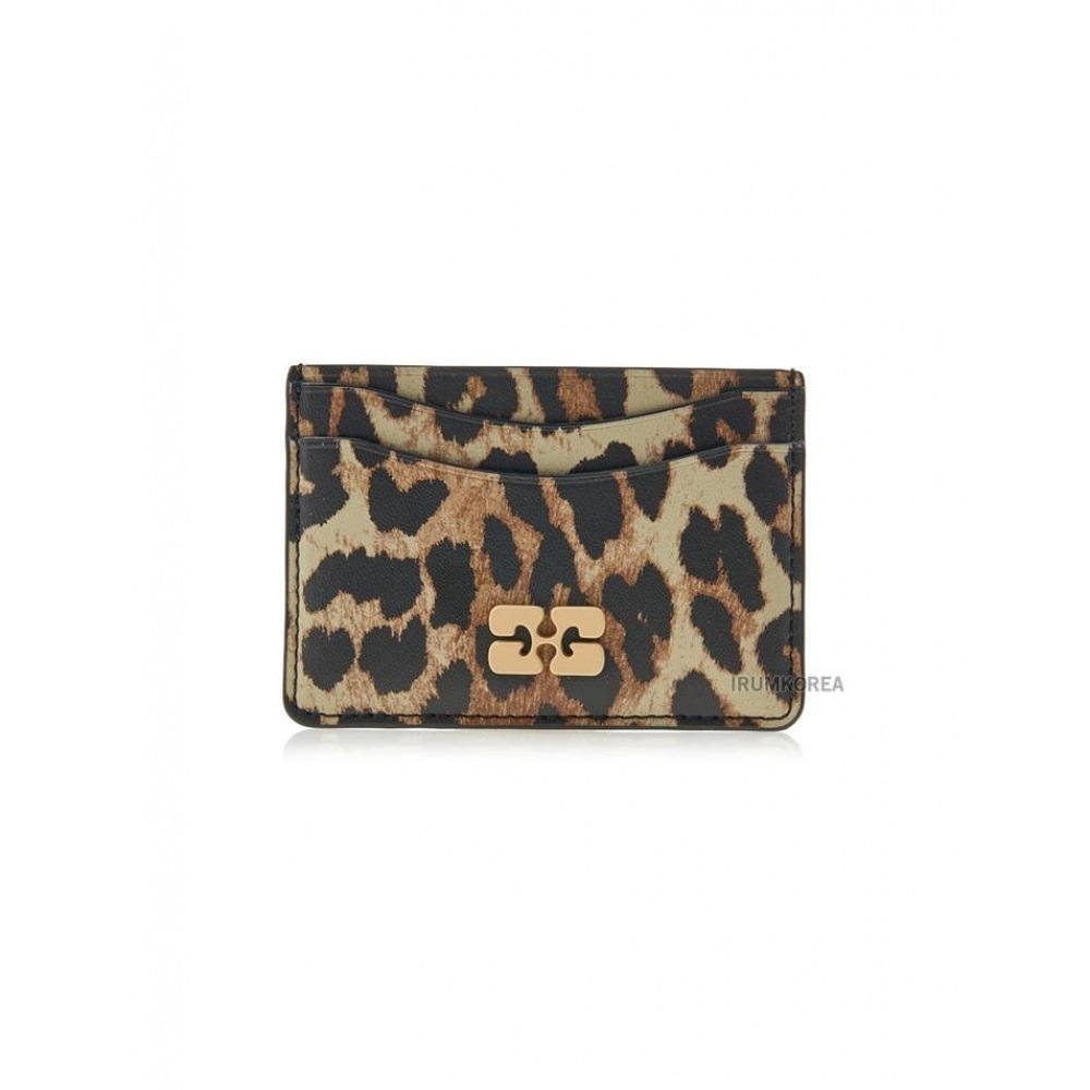 ガニ SS25 レディースレオパードカードウォレット A6541 943