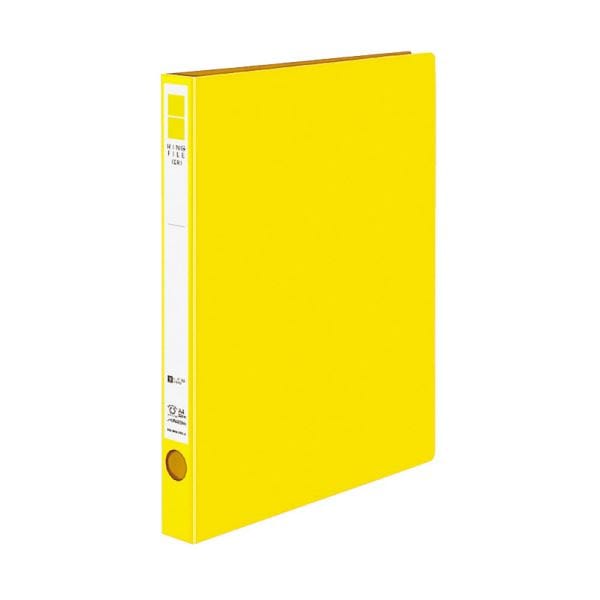 (まとめ) コクヨ リングファイル(ER・PP表紙)A4タテ 2穴 170枚収容 背幅29mm 黄 フ-UR420NY 1冊 (×30セット)