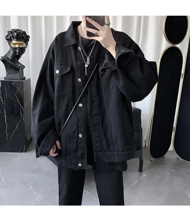 送料無料シックでカジュアルなメンズジャケット,用途が広い,無地,トレンディなボーイフレンドスタイル