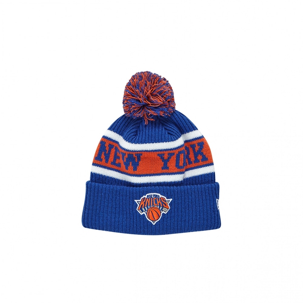 NEWERA NBA ニューヨークニックスポンポンビーニーロイヤル/ 14440792
