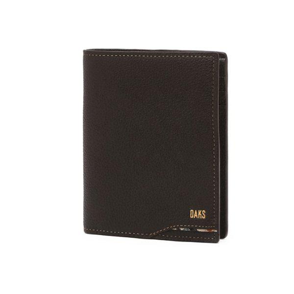 アレクサンドラチェック配色ブラウン二つ折り財布 DBWA5F728