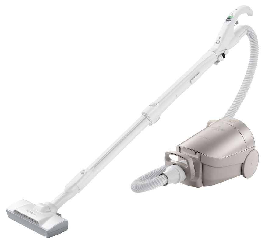 日立 CV-KP900M-N 紙パック式クリーナー　コード式　パワーブラシ　ライトゴールド CVKP900MN