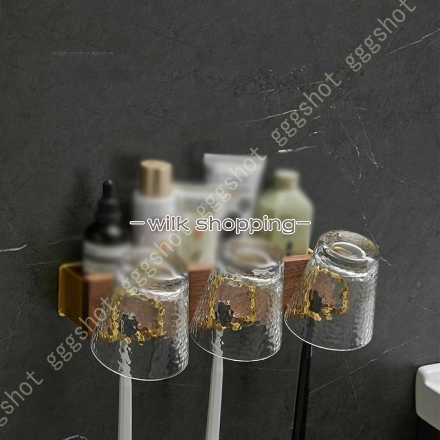 歯ブラシホルダー お風呂 歯ブラシスタンド 壁掛け 水切り 歯ブラシスタンド 浮かせる収納 洗面台 浴室 歯磨きコップ 穴あけ不要 うがいコップ 壁取り30%までに制限