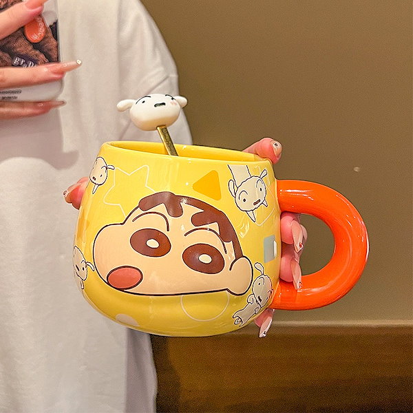 Qoo10] クレヨンしんちゃん セラミックマグ カッ