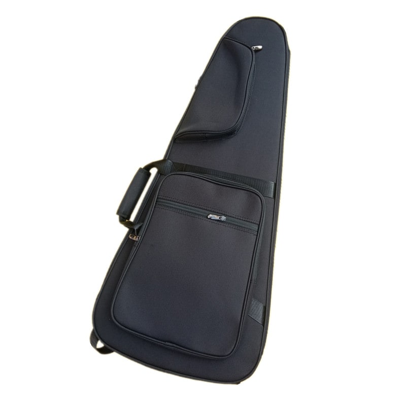 ギターバッグ黒の首なしエレキギターバッグ HG569
