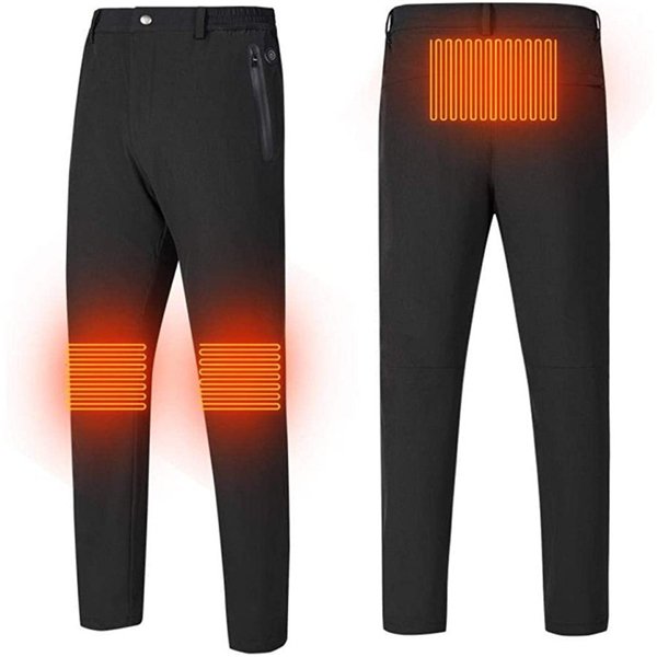 電熱ズボン 3段温度調整 男女兼用 ヒーターパンツ 電熱 USB加熱パンツ 急速発熱 防寒 洗える