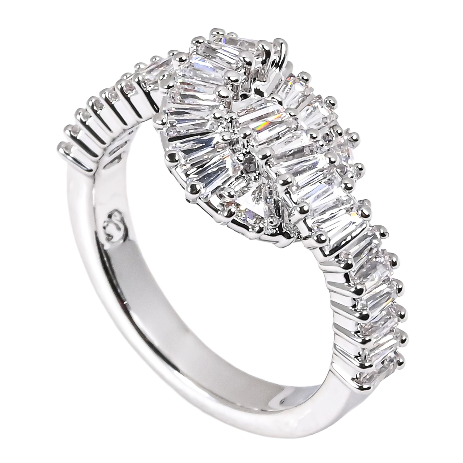 リング 指輪 11号 マトリックス クリア シルバー 5727119 ジュエリー