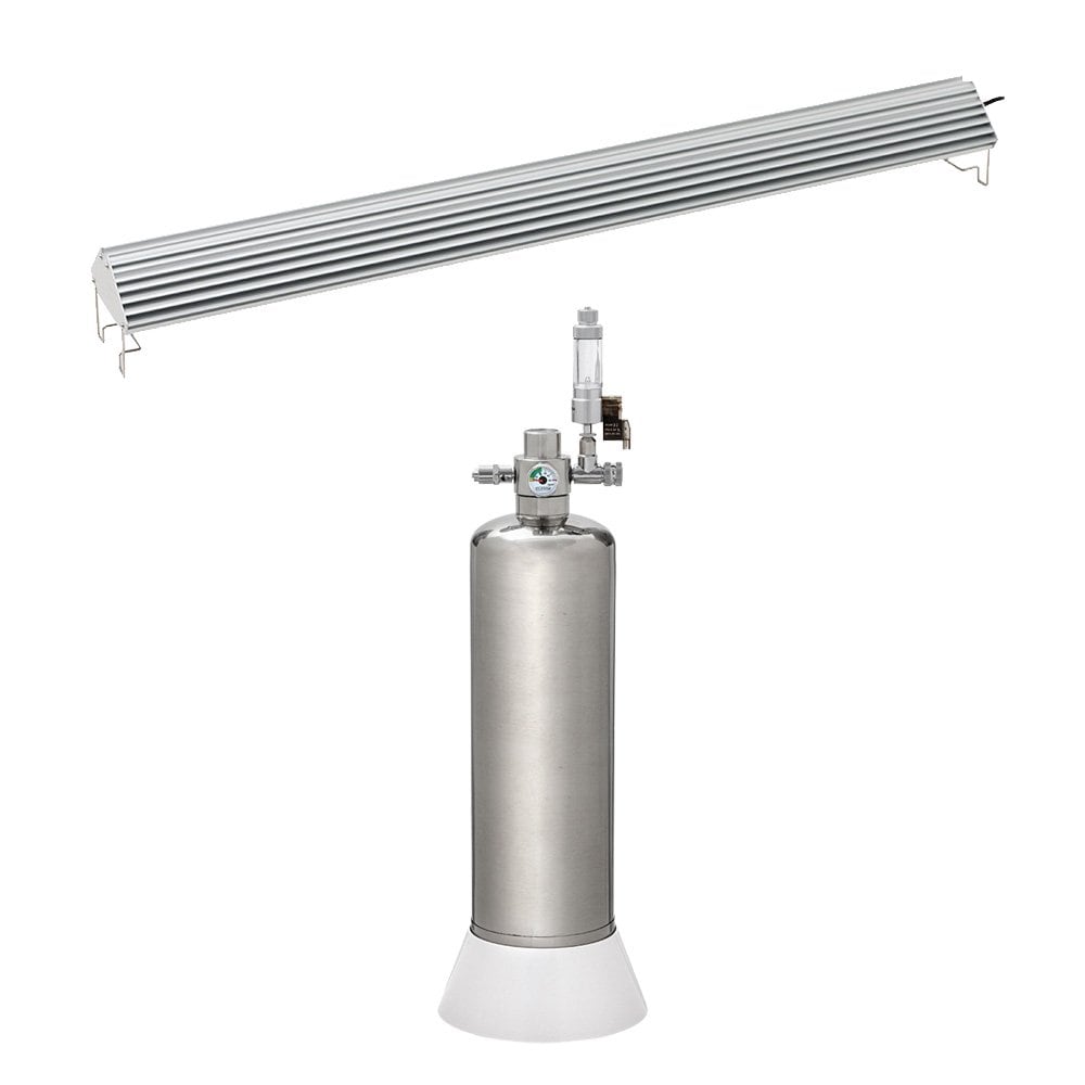 アクロ　ＴＲＩＡＮＧＬＥ　ＬＥＤ　ＧＲＯＷ　Ｐｒｏ　９００＋化学反応式ＣＯ２ジェネレーターセット　クエン酸重曹付属　ＣＲＣ10―17―10―10―00水質管理用品