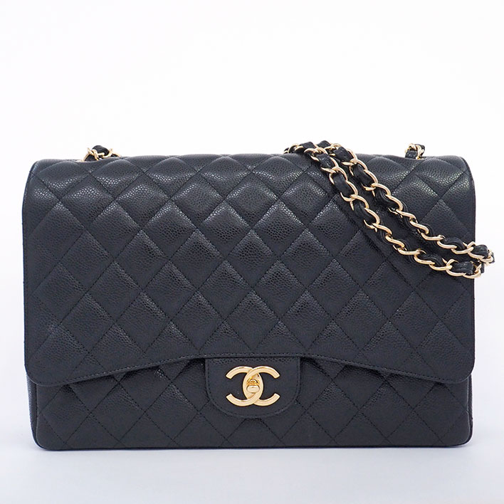 【美品】シャネル デカマト 34 シルバー金具 マトラッセ レディース 【ショルダーバッグ】