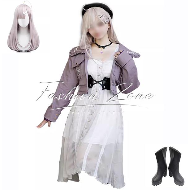 にじさんじ Vtuber 風 健屋花那 すこや かな Sukoya Kana コスプレ衣装 ウィッグ 靴 cosplay ハロウィン 演出服 変装