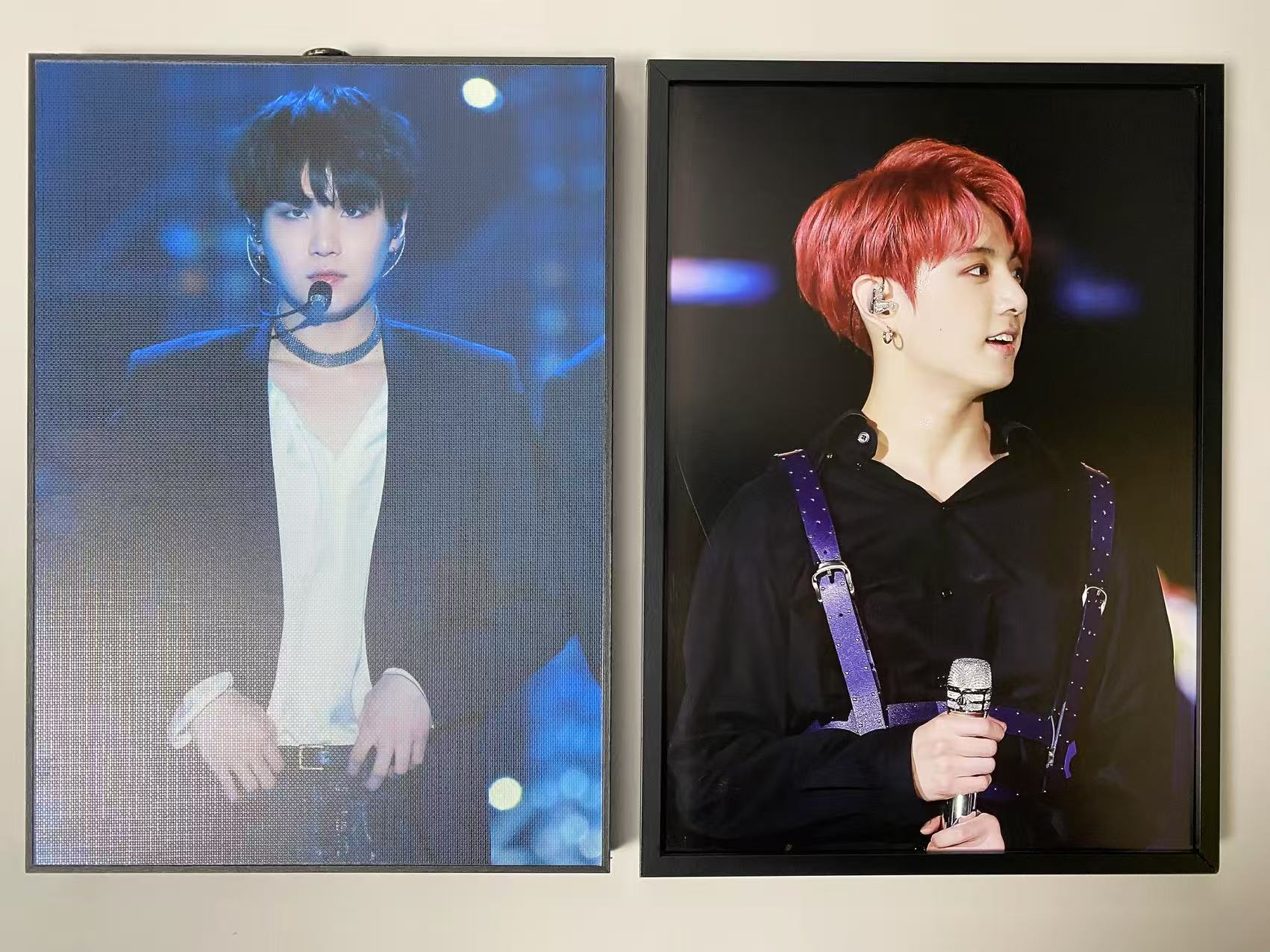 BTS ジョングク ユンギ 展示会限定 プレミアム額縁　フォトフレーム 貴重 レア 展示会限定グッズ マスタニム正規品민윤기 SUGA JUNG KOOK 정국