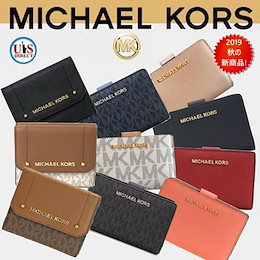 【アメリカ直送/送料無料・関税なし!】【Michael Kors/マイケルコース 】【正規品】★MICHAEL KORS レザー BIFOLD ZIP COIN WALLET