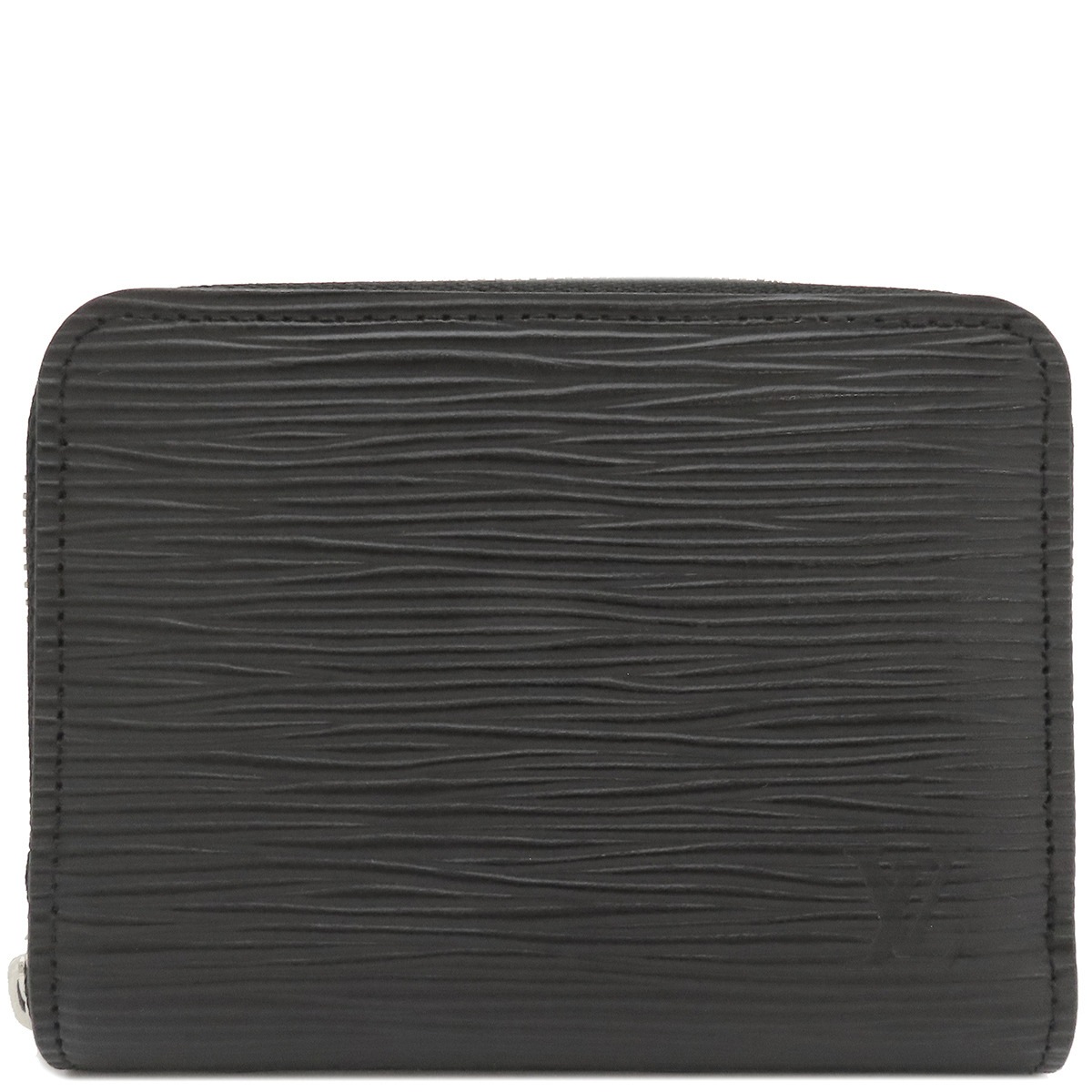 ルイヴィトン LOUIS VUITTON コインケース ジッピーコインパース エピレザー ノワール シルバー金具 黒 ラウンドファスナー 小銭入れ M60152 RA1200 【保存袋】【中古】
