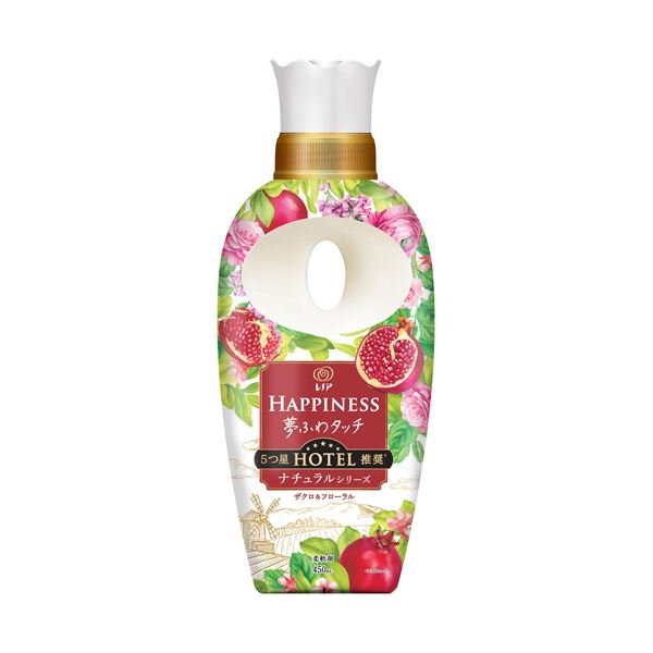 （まとめ） P＆Gレノアハピネス 夢ふわタッチ ザクロ＆フローラルの香り 本体 450mL 1本 (×10セット)