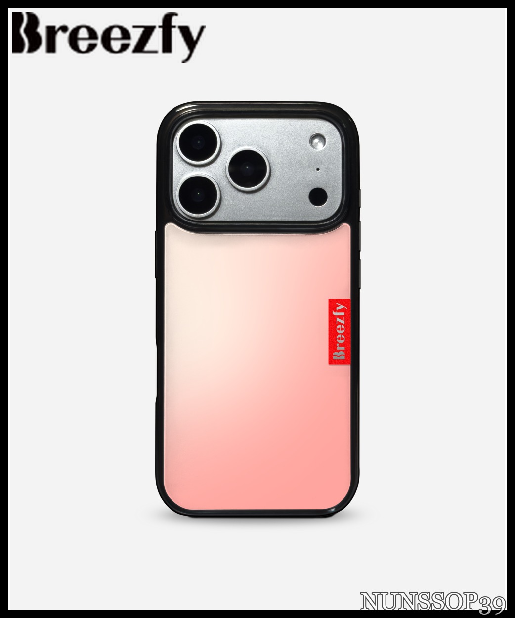 Breezfy ROSE GOLD - MagSafe iPhone - Graphite Frame