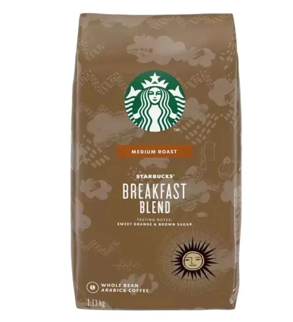 コストコスターバックス豆コーヒー豆ブラックファーストブレンドホルビンスバックミディアム焙煎1.13kg [原産地：アメリカ]