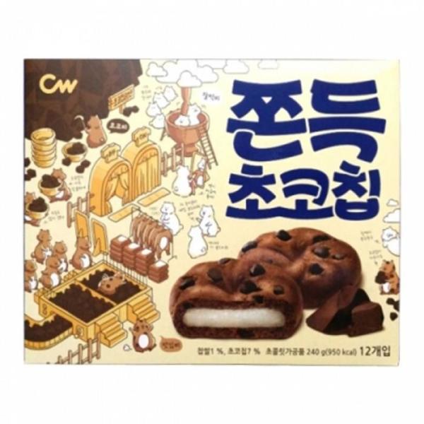 RGLM1Q62 チョンウ もちもちチョコチップ 240gx5個 半箱 おまけ付き