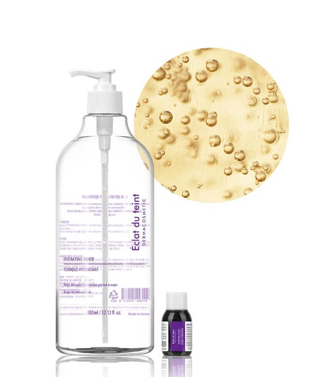 [韓国純正]エッカラ裏地ハイドレイティングトナー950ml+エッセンス30ml+シートマスクプレゼント贈呈/水分トナー/エッセンストナー/肌清潔