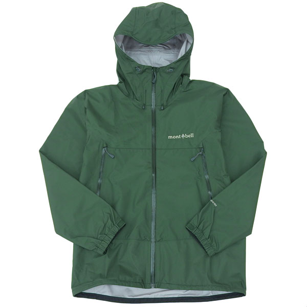モンベル レインコート レインウェア メンズ レインダンサージャケット Sサイズ ナイロン ダークグリーン RS1128618STGN mont-bell