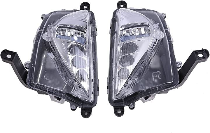 トヨタ 用 フロント フォグランプ ライト キット 左右 フルセット デイライト プリウス 2015年 ZVW50 ZVW51 ZVW55 前期 社外品(左右セット)