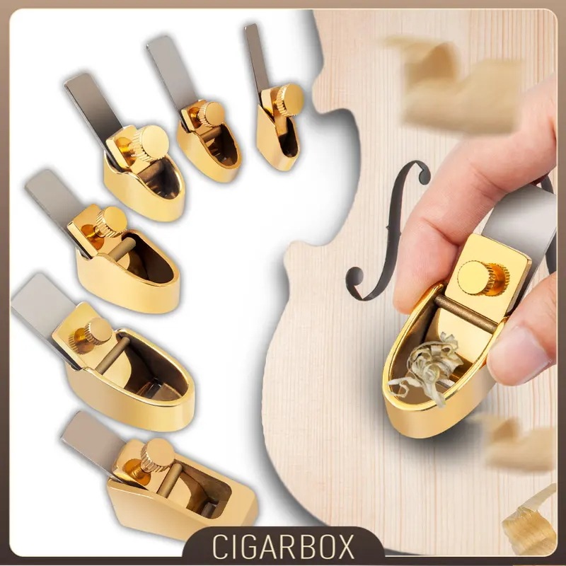 ミニハンドピュアブラスバイオリンメイキングガーデプレーンディアツール木工カッター湾曲フラットボトム