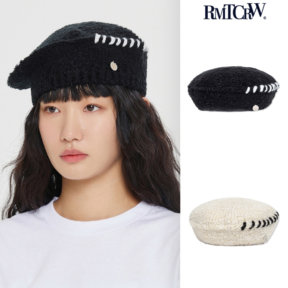 【ROMANTIC CROWN】24SS★ BOUCLE STITCH BERET ROMANTIC CROWN】 BOUCLE STITCH BERET