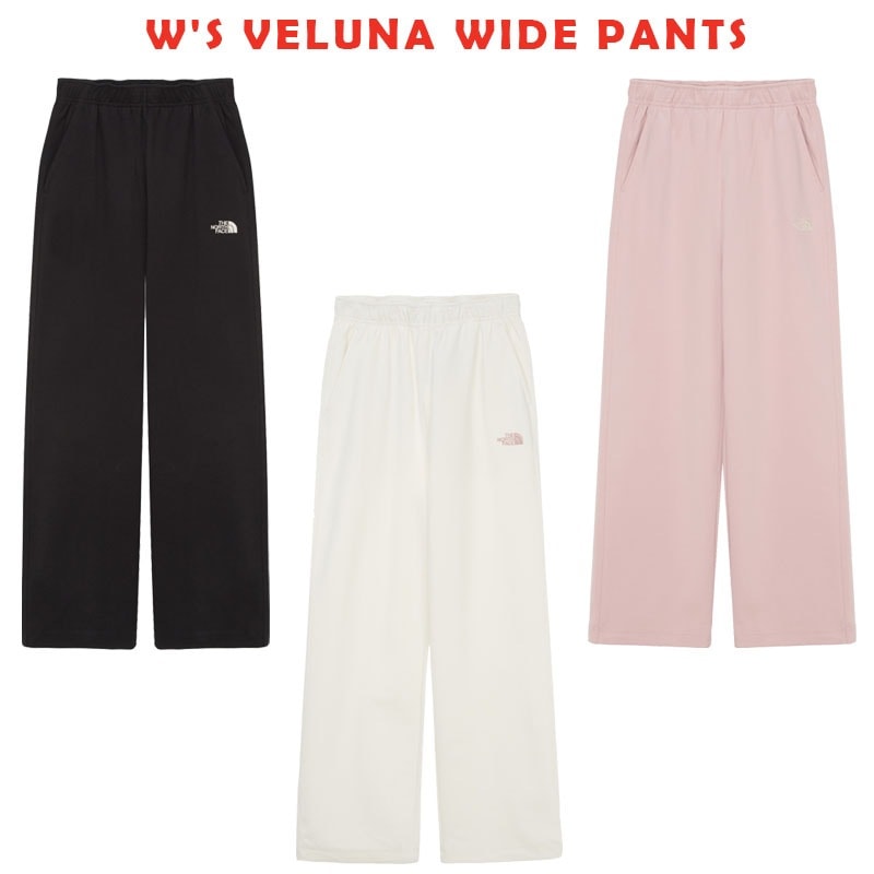 韓国正規品保証 関税負担なしNP6KR30A WS VELUNA WIDE PANTSデイリー 基本 着装 男子 女子 人気 韓国 ファッション 男女共用 アウトドア
