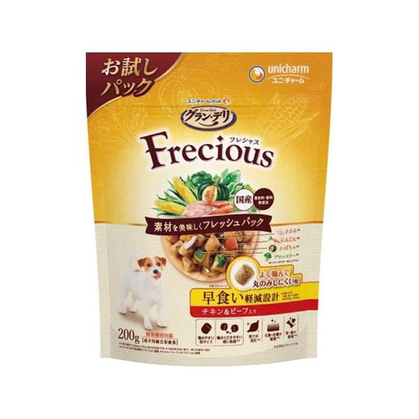 【1ケース】【お取り寄せ対象品】グラン・デリ Frecious 早食い軽減設計 チキン＆ビーフ入り 200g [ユニ・チャーム] *18個
