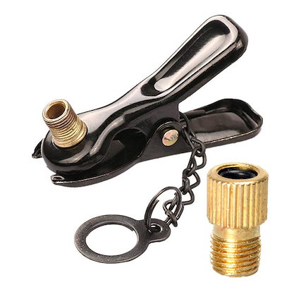 他サイト： オッフル ポンプ口金 兼用口金用トンボ口 鉄 仏式/英式米式 バルブ アダプター 自転車タイヤ バルブ コンバーターの商品画像