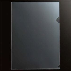 （まとめ） TANOSEE 再生クリアホルダー A4 厚口（0.3mm） クリア 1パック（10枚） 10セット