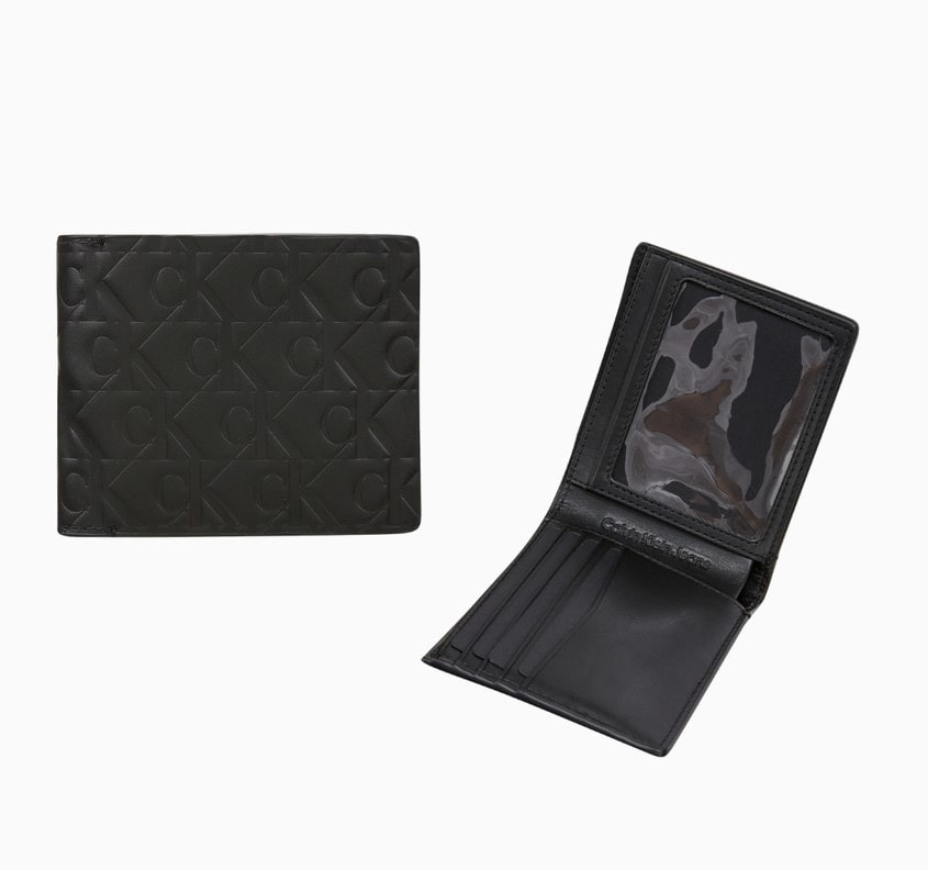 Mens CKJ Logo Print Half Wallet (HP2100-971)