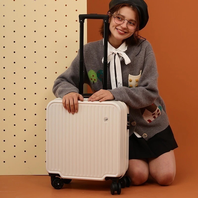 キャリーバッグ 横長 小型 軽量 男女兼用 ジッパー 学生向け