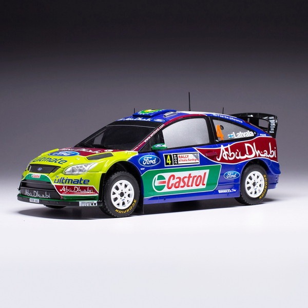 イクソモデル フォード フォーカス RS WRC 2009年サルデーニャラリー 優勝 #4 J-M.Latvalla/M.Anttila 24RAL027A