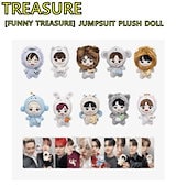 treasure funnyぬいぐるみ ジフン ジュンギュ TREASURE Funny Treasure Jumpsuit Official Plush Doll + Photocard