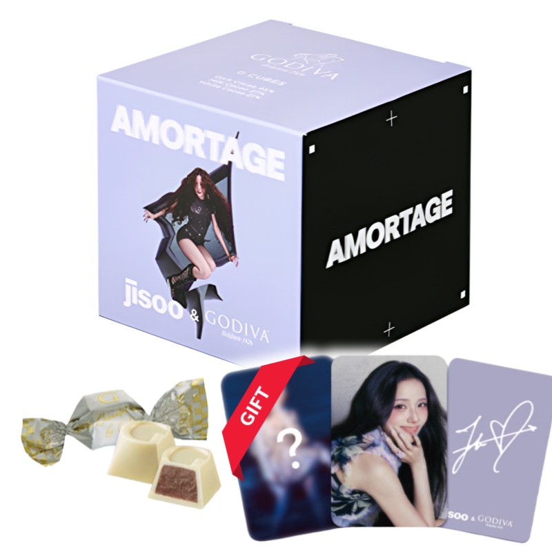 × ジス GCube アソート 12個入り （フォトカード2種付き）　韓国限定　チョコレート　キューブ　jisoo blackpink ブラックピンク