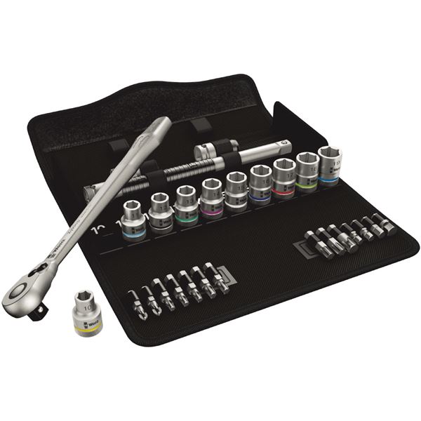 WERA ヴェラ 差込角1/2inch 28点組 ソケットレンチ セット 004078 工具 ツール DIY 作業工具 道具 レンチ