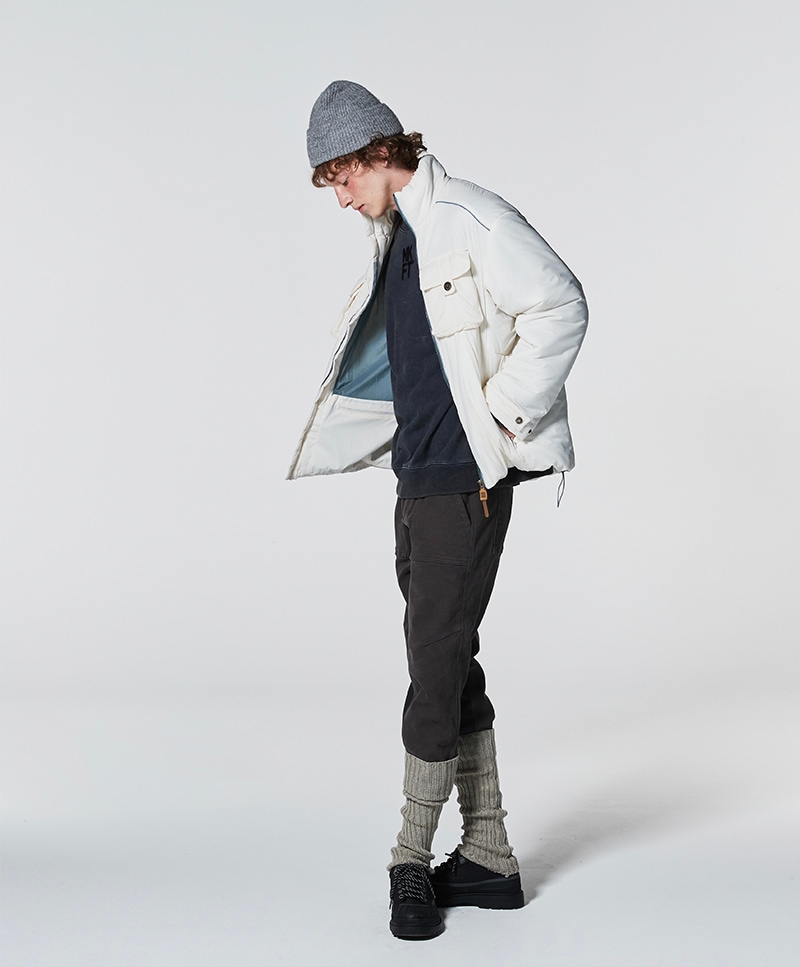 SHELL PADDING AERO JACKET [IVORY]