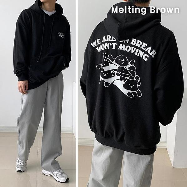 オーバーフィットパーカーメンズ長袖パーカーメンズパーカーm2