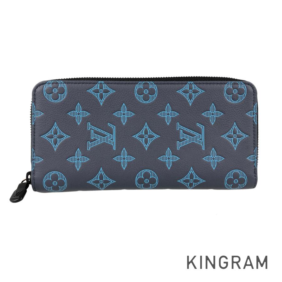 モノグラム シャドウ ジッピーウォレット ヴェルティカル M80423 長財布 ラウンドファスナー ftj【中古】