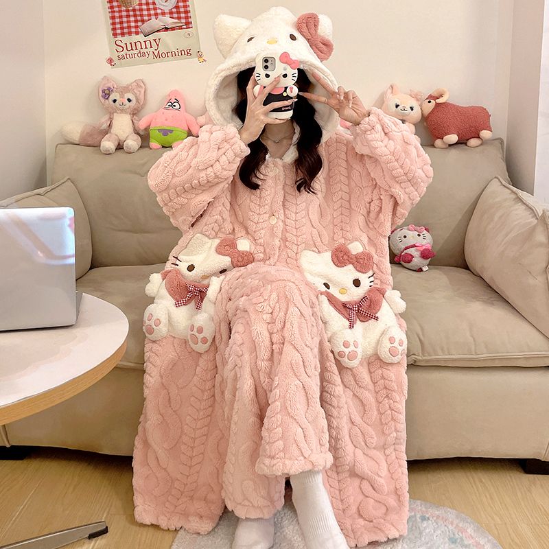 秋冬新作着ぐるみ パジャマお揃い ウェア セットアップ レディース 修学旅行 恋人 お揃い 可愛い 部屋着 マタニティ ペアルック カップ02