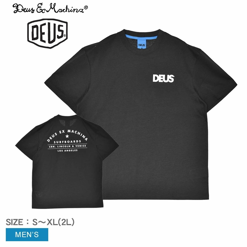 エクス マキナ LOS ANGELES SURF ADDRESS TEE DMP251000C メンズ トップス 半袖 Tシャツ おしゃれ ロゴ プリント バックプリント サーフ カジュアル