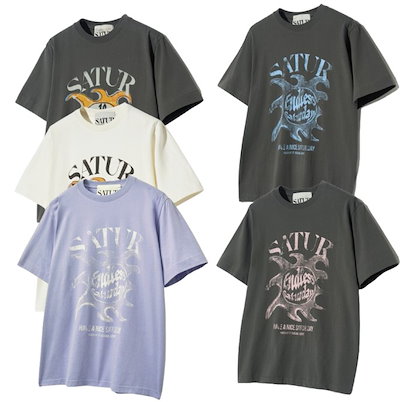 Qoo10] SATUR Sun Retro Graphic T
